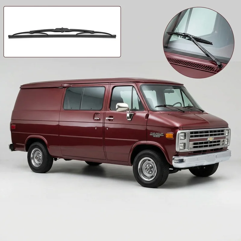 Driver Side Wiper Blade for Chevrolet G20 Van (1967 - 1974) - 1